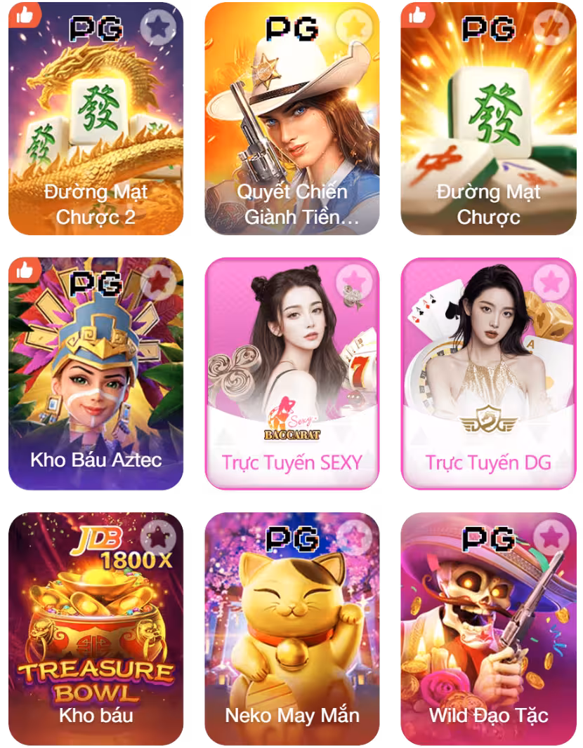 Sảnh nổ hũ hot nhất OA88